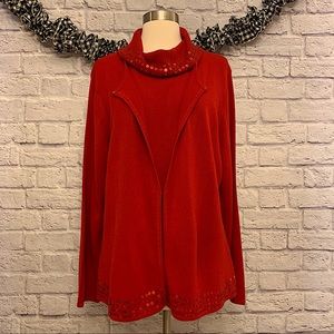 NWOT Maggie McNaughton Sweater Cardigan Duet